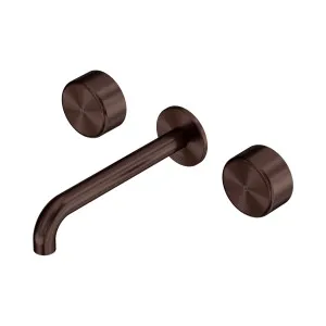 Serenity Wall Basin Set 185mm Spout With Arabescato Corchia Handle Chrome by NERO, a Bathroom Taps & Mixers for sale on Style Sourcebook