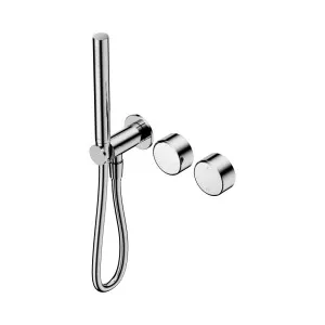 Serenity Progressive Shower System With Rome Travertine Handle And Slim Shower Brushed Gold by NERO, a Shower Heads & Mixers for sale on Style Sourcebook