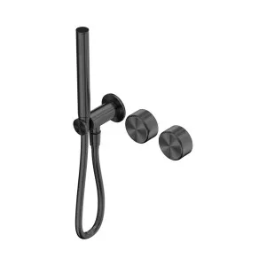 Serenity Progressive Shower System With Metal Handle And Slim Shower Gun Metal by NERO, a Shower Heads & Mixers for sale on Style Sourcebook