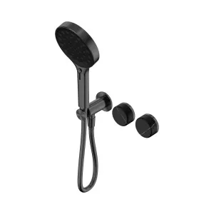 Serenity Progressive Shower System With Marquina Black Handle And Serenity Hand Shower Gun Metal by NERO, a Shower Heads & Mixers for sale on Style Sourcebook