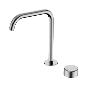 Serenity Progressive Bath/Kitchen Mixer Edge Spout With Rome Travertine Handle Brushed Gold by NERO, a Kitchen Taps & Mixers for sale on Style Sourcebook