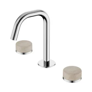Serenity Bath/Kitchen Set Arc Spout With Marquina Black Handle Chrome by NERO, a Kitchen Taps & Mixers for sale on Style Sourcebook