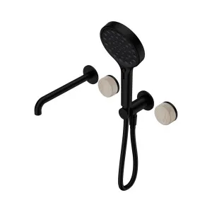 Serenity Progressive Shower System With Spout With Verde Alpi Handle And Serenity Hand Shower Chrome by NERO, a Shower Heads & Mixers for sale on Style Sourcebook