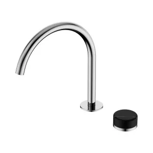 Serenity Progressive Bath/Kitchen Mixer Arc Spout With Arabescato Corchia Handle Chrome by NERO, a Kitchen Taps & Mixers for sale on Style Sourcebook
