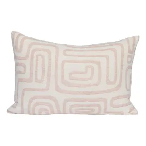 Wander Feather Fill Cushion 60x40cm in White / Soft Musk by OZ Design, a Cushions, Decorative Pillows for sale on Style Sourcebook