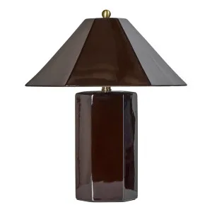 Kairo Table Lamp 30x35cm in Brown by OZ Design, a Table & Bedside Lamps for sale on Style Sourcebook