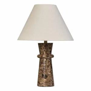 Violet Table Lamp 33x47cm in Brown / Natural by OZ Design, a Table & Bedside Lamps for sale on Style Sourcebook