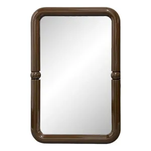 Michigan Rectangle Mirror 60x90cm in Cocoa by OZ Design, a Mirrors for sale on Style Sourcebook