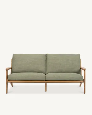 Map 3 Seat Sofa - Oak & Fabric by The Modern, a Sofas for sale on Style Sourcebook