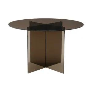 ELORY - Glass Round Dining Table by European Lifestyle, a Dining Tables for sale on Style Sourcebook