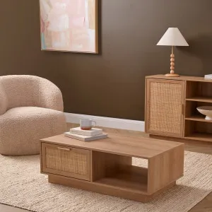 Noosa Rattan Coffee Table - Natural - Mocka by Mocka., a Coffee Table for sale on Style Sourcebook