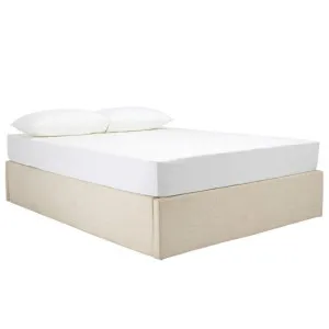 Milton Flush Bed Base Sea Pearl Queen by James Lane, a Beds & Bed Frames for sale on Style Sourcebook