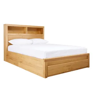 Clemence Gas Lift Bed Drawers Bookend with USB & LED King by James Lane, a Beds & Bed Frames for sale on Style Sourcebook
