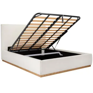 Haven Gas Lift Bed California Ivory King by James Lane, a Beds & Bed Frames for sale on Style Sourcebook