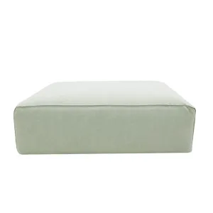 Riley Big Ottoman Slip Cover Linen Oatmeal by James Lane, a Ottomans for sale on Style Sourcebook
