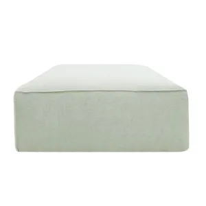 Riley Small Ottoman Slip Cover Linen Oatmeal by James Lane, a Ottomans for sale on Style Sourcebook