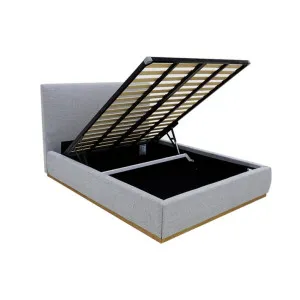 Haven Gas Lift Bed California Slate Double by James Lane, a Beds & Bed Frames for sale on Style Sourcebook
