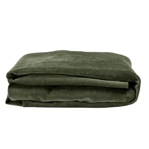 Riley Big Ottoman Slip Cover Muse Forest by James Lane, a Ottomans for sale on Style Sourcebook