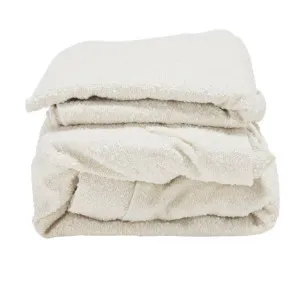 Riley Boucle Ivory King Bed Slip Cover by James Lane, a Beds & Bed Frames for sale on Style Sourcebook