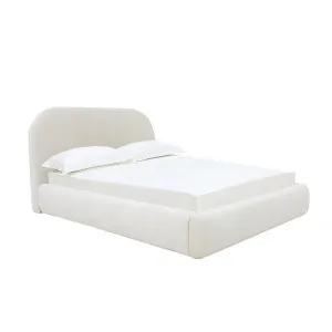 Capri Gas Lift Bed Muse Flax King by James Lane, a Beds & Bed Frames for sale on Style Sourcebook