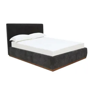 Haven Dark Gas Lift Bed California Charcoal King by James Lane, a Beds & Bed Frames for sale on Style Sourcebook