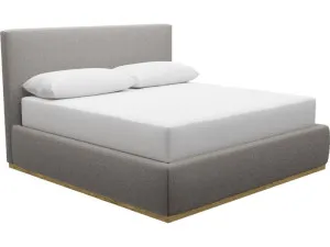 Haven Gas Lift Bed Boucle Pumice King by James Lane, a Beds & Bed Frames for sale on Style Sourcebook