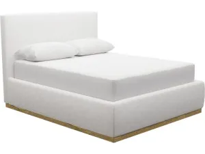 Haven Gas Lift Bed Noa Fog Queen by James Lane, a Beds & Bed Frames for sale on Style Sourcebook