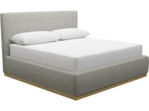 Haven Gas Lift Bed Toorak Pebble King by James Lane, a Beds & Bed Frames for sale on Style Sourcebook