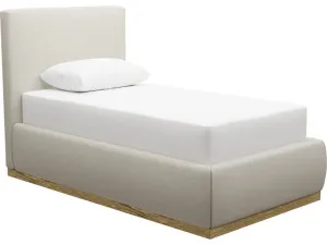 Haven Gas Lift Bed Toorak Pearl King Single by James Lane, a Beds & Bed Frames for sale on Style Sourcebook