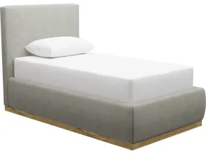 Haven Gas Lift Bed Toorak Pebble King Single by James Lane, a Beds & Bed Frames for sale on Style Sourcebook