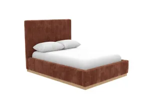 Brentwood Gas Lift Bed Muse Rust King by James Lane, a Beds & Bed Frames for sale on Style Sourcebook