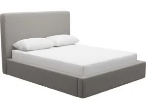 Felix Gas Lift Bed Boucle Pumice King by James Lane, a Beds & Bed Frames for sale on Style Sourcebook
