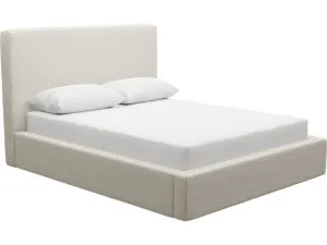 Felix Gas Lift Bed Boucle Ivory King by James Lane, a Beds & Bed Frames for sale on Style Sourcebook