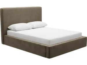 Felix Gas Lift Bed Tribute Walnut Queen by James Lane, a Beds & Bed Frames for sale on Style Sourcebook