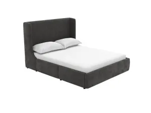 Lucy Drawer Bed California Charcoal King by James Lane, a Beds & Bed Frames for sale on Style Sourcebook