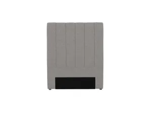 Valor Bedhead Toorak Pebble King Single by James Lane, a Bed Heads for sale on Style Sourcebook