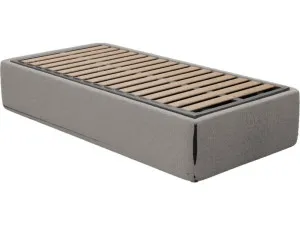 Leo Gas Lift Bed Base Boucle Pumice King Single by James Lane, a Beds & Bed Frames for sale on Style Sourcebook