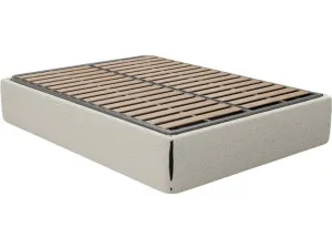 Leo Gas Lift Bed Base Boucle Ivory Queen by James Lane, a Beds & Bed Frames for sale on Style Sourcebook
