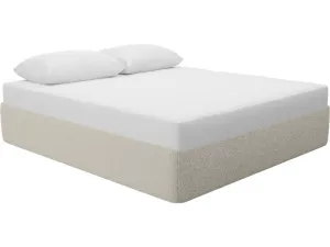 Leo Bed Base Boucle Ivory King by James Lane, a Beds & Bed Frames for sale on Style Sourcebook
