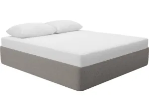 Leo Bed Base Boucle Pumice King by James Lane, a Beds & Bed Frames for sale on Style Sourcebook