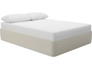 Leo Bed Base Boucle Ivory Queen by James Lane, a Beds & Bed Frames for sale on Style Sourcebook