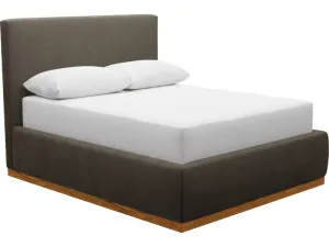 Haven Dark Gas Lift Bed Muse Mink Double by James Lane, a Beds & Bed Frames for sale on Style Sourcebook