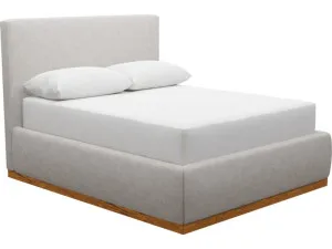 Haven Dark Gas Lift Bed Avon Mineral Queen by James Lane, a Beds & Bed Frames for sale on Style Sourcebook