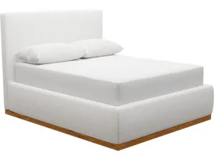 Haven Dark Gas Lift Bed Noa Fog Queen by James Lane, a Beds & Bed Frames for sale on Style Sourcebook