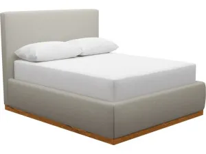 Haven Dark Gas Lift Bed View Cream Queen by James Lane, a Beds & Bed Frames for sale on Style Sourcebook