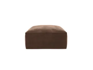 Riley Muse Chocolate Ottoman - Large by James Lane, a Ottomans for sale on Style Sourcebook