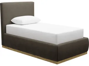 Haven Gas Lift Bed Muse Mink Single by James Lane, a Beds & Bed Frames for sale on Style Sourcebook