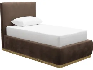 Haven Gas Lift Bed Muse Chocolate Single by James Lane, a Beds & Bed Frames for sale on Style Sourcebook
