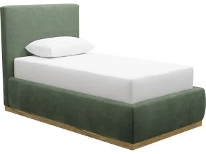 Haven Gas Lift Bed Tribute Dark Jade Single by James Lane, a Beds & Bed Frames for sale on Style Sourcebook