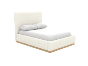 Brentwood Gas Lift Bed Boucle Ivory Single by James Lane, a Beds & Bed Frames for sale on Style Sourcebook